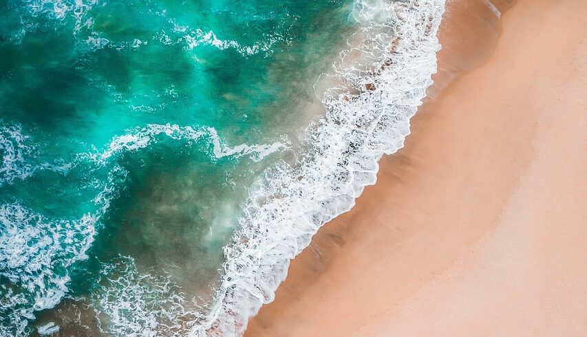 beach, sea, ocean, shore, waves, paradise, outdoors, seaside, sand, aesthetic wallpaper, phone wallpaper, nature, iphone wallpaper
