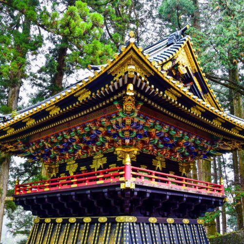 Exquisite Taiyu-In Temple in Nikko showcasing traditional Japanese architecture.